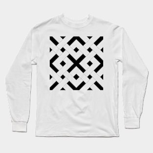 Geometric Weave Long Sleeve T-Shirt